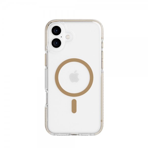 Tech21 iPhone 16 Plus Skal EvoCrystal MagSafe Guld
