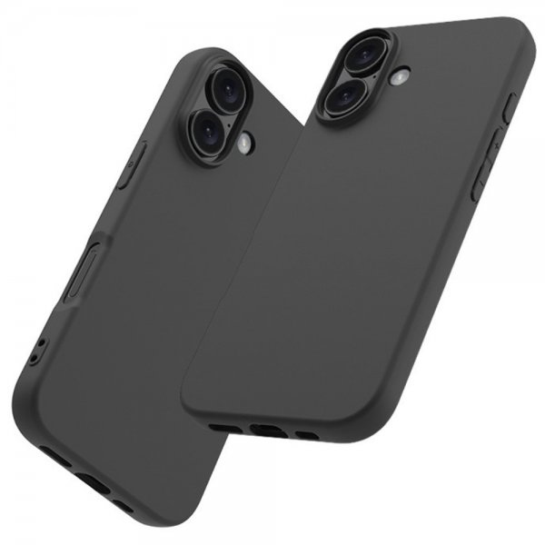 Nordic Covers iPhone 16 Plus Skal Feather Series Raven Black