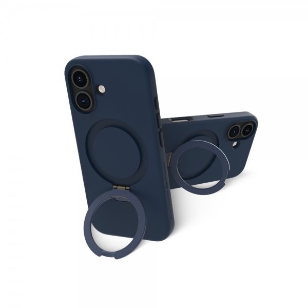 dbramante1928 iPhone 16 Plus Skal Iceland Ultra D3O MagSafe Kickstand Blå