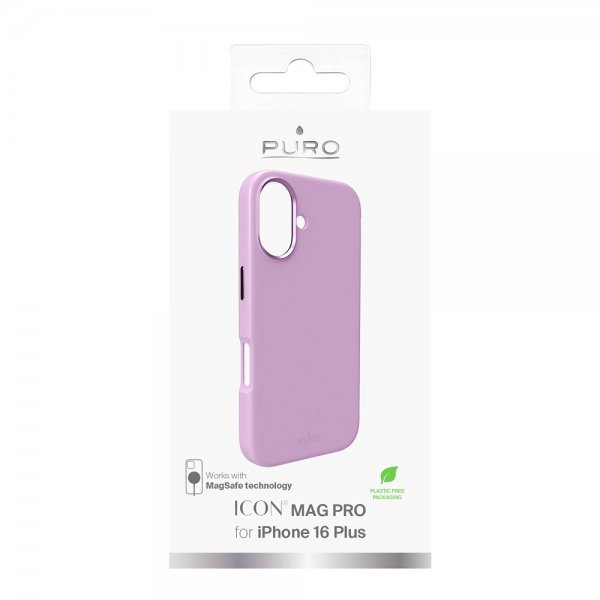 Puro iPhone 16 Plus Skal ICON Mag Pro Rosa
