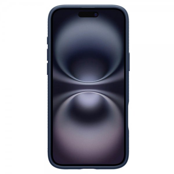 Spigen iPhone 16 Plus Skal Liquid Air Navy Blue