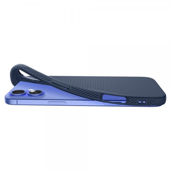 Spigen iPhone 16 Plus Skal Liquid Air Navy Blue