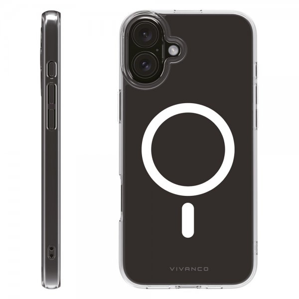 Vivanco iPhone 16 Plus Skal Mag Clear Transparent