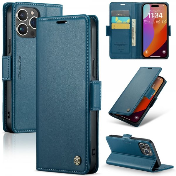 CaseMe iPhone 16 Pro Fodral 023 Series Blå