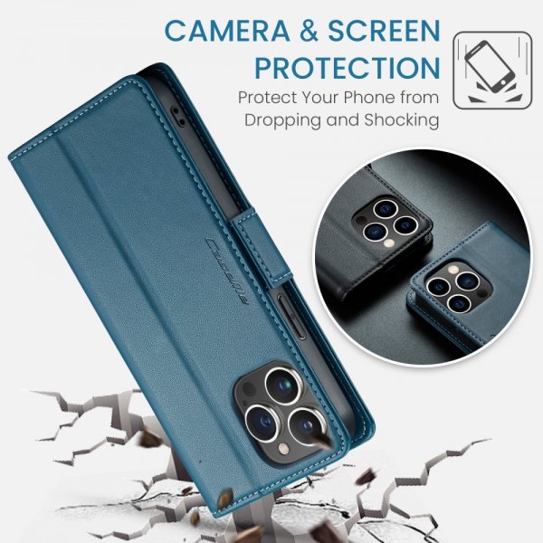CaseMe iPhone 16 Pro Fodral 023 Series Blå