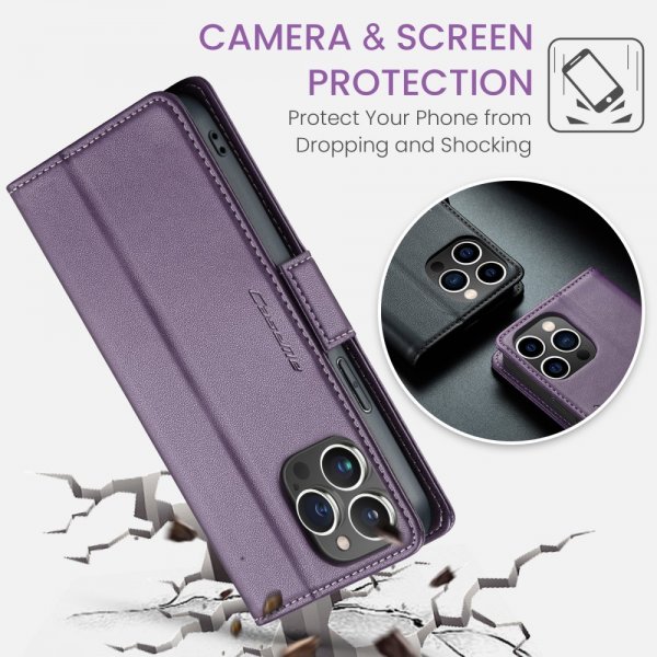 CaseMe iPhone 16 Pro Fodral 023 Series Lila