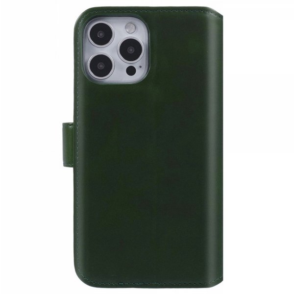 Nordic Covers iPhone 16 Pro Fodral Essential Leather Juniper Green
