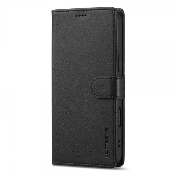 Lc.Imeeke iPhone 16 Pro Fodral med Kortfack Stativfunktion Svart