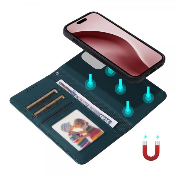 Betopnice iPhone 16 Pro Fodral med Löstagbart Skal 005 Blå