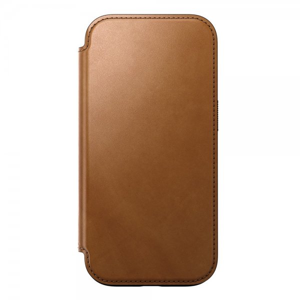 Nomad iPhone 16 Pro Fodral Modern Leather Folio English Tan