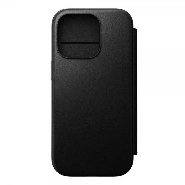 Nomad iPhone 16 Pro Fodral Modern Leather Folio Svart