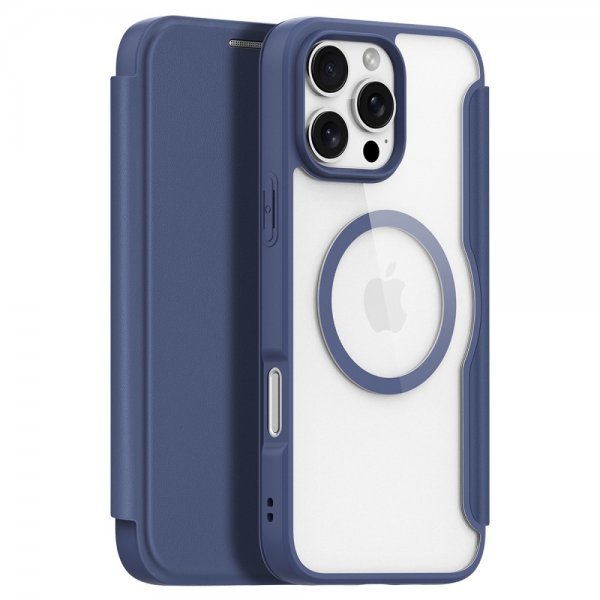 Dux Ducis iPhone 16 Pro Fodral Skin X Pro Series MagSafe Blå