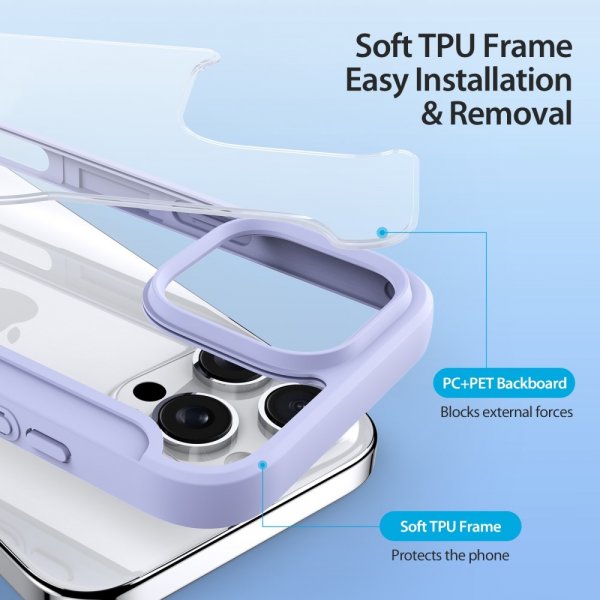 Dux Ducis iPhone 16 Pro Fodral Skin X Pro Series MagSafe Lila