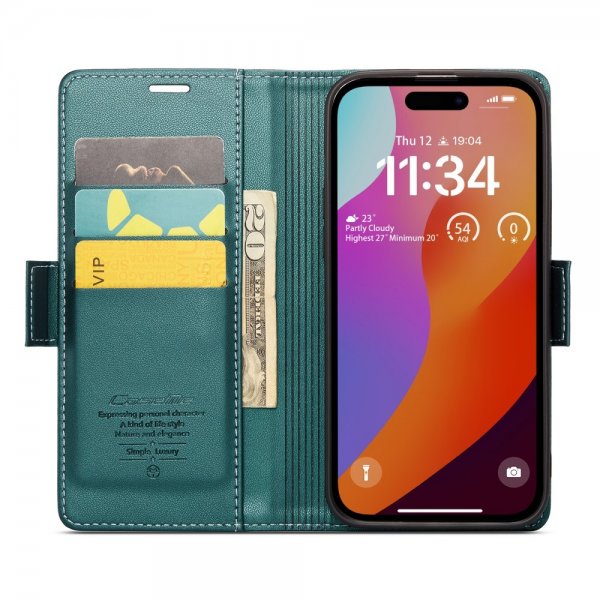 CaseMe iPhone 16 Pro Max Fodral 023 Series Grön