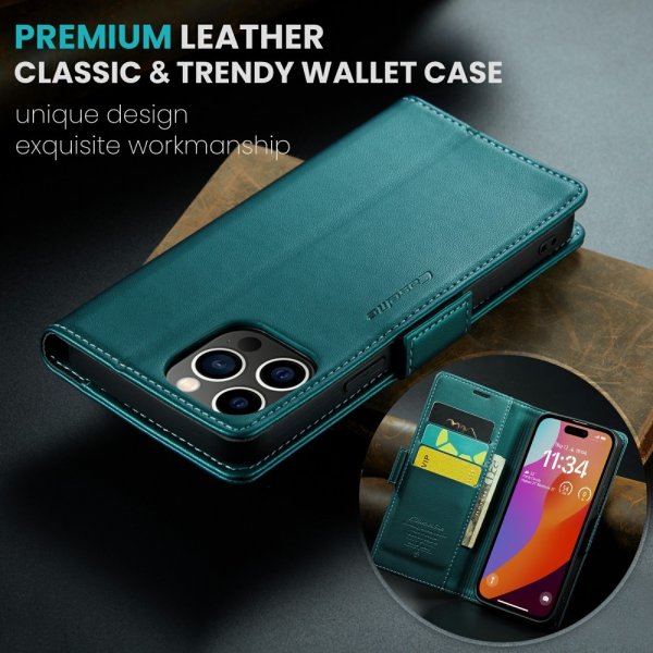 CaseMe iPhone 16 Pro Max Fodral 023 Series Grön