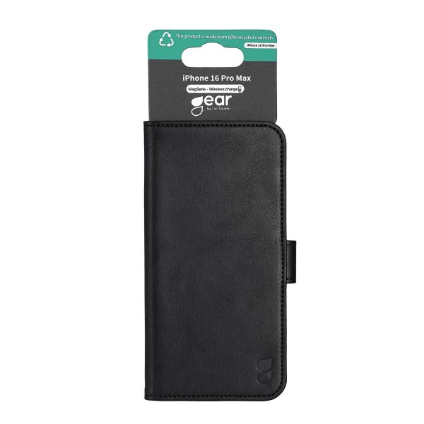 Gear iPhone 16 Pro Max Fodral 3 Kortfack Svart