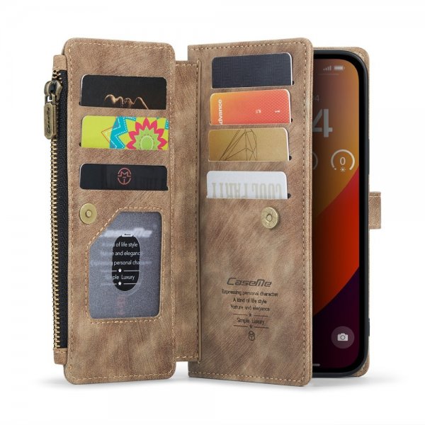 CaseMe iPhone 16 Pro Max Fodral C30 Series Brun