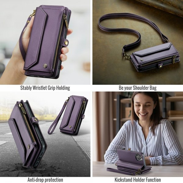 CaseMe iPhone 16 Pro Max Fodral C36 Series Lila