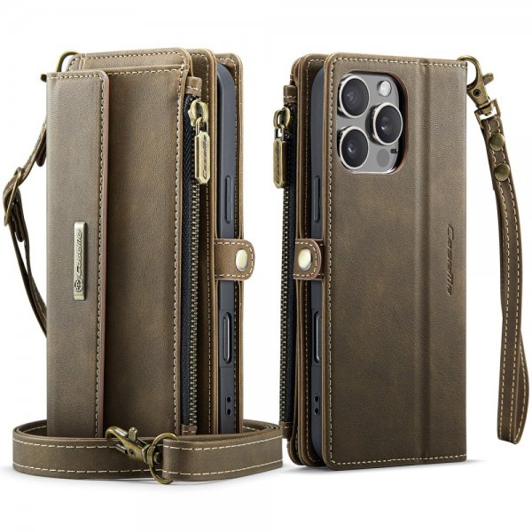 CaseMe iPhone 16 Pro Max Fodral C39 Series Brun