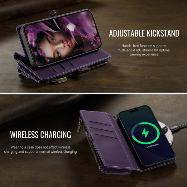 CaseMe iPhone 16 Pro Max Fodral C39 Series Lila