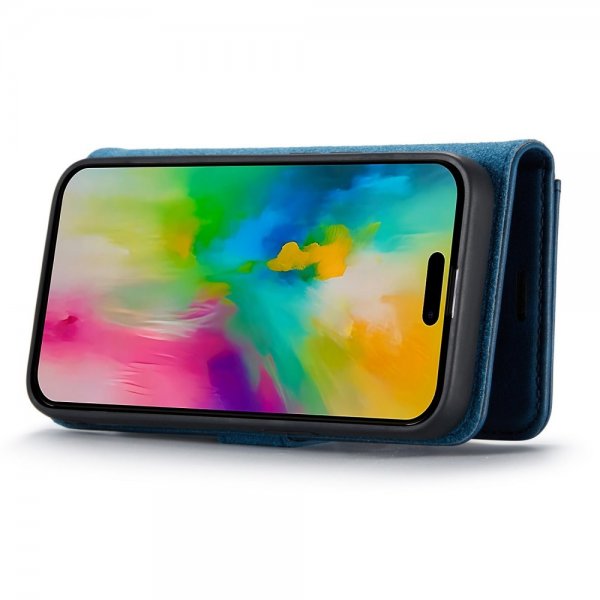Dg.Ming iPhone 16 Pro Max Fodral med Löstagbart Skal Blå