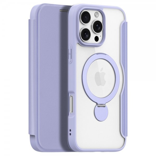 Dux Ducis iPhone 16 Pro Max Fodral Skin X Pro Series Kickstand MagSafe Lila