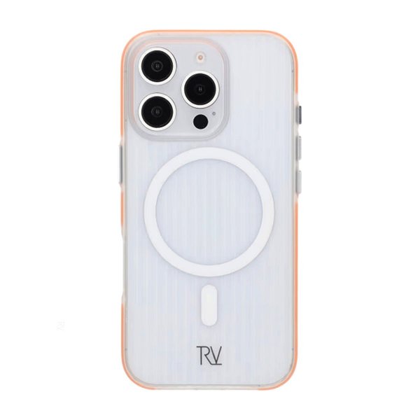 Rvelon iPhone 16 Pro Max Skal Korrugerad MagSafe Orange