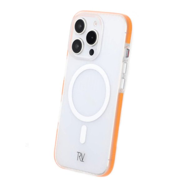 Rvelon iPhone 16 Pro Max Skal Korrugerad MagSafe Orange