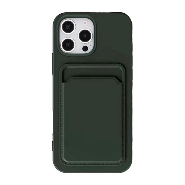 iPhone 16 Pro Max Skal Korthållare Grön