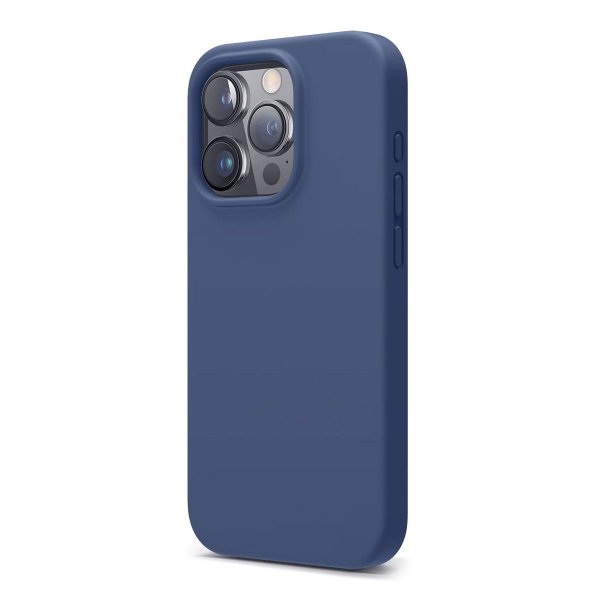 Rvelon iPhone 16 Pro Max Skal Silikon Blå