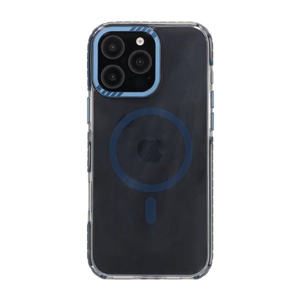 Rvelon iPhone 16 Pro Max Skal TPU MagSafe Blå