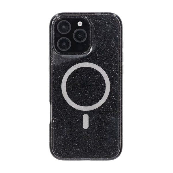 Rvelon iPhone 16 Pro Max Skal Glitter MagSafe Svart