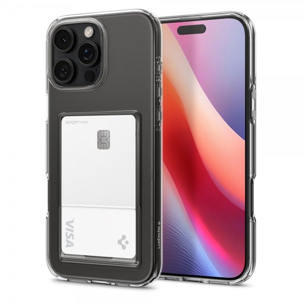 Spigen iPhone 16 Pro Max Skal Crystal Slot Crystal Clear