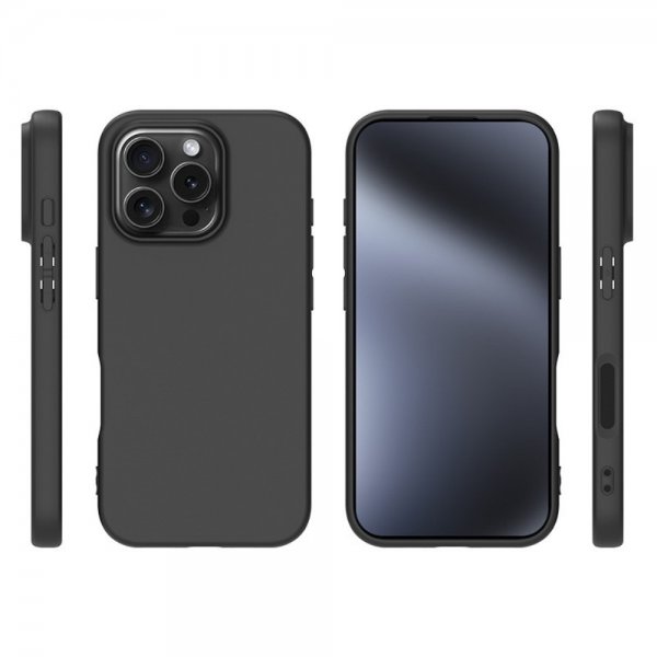 Nordic Covers iPhone 16 Pro Max Skal Feather Series Raven Black