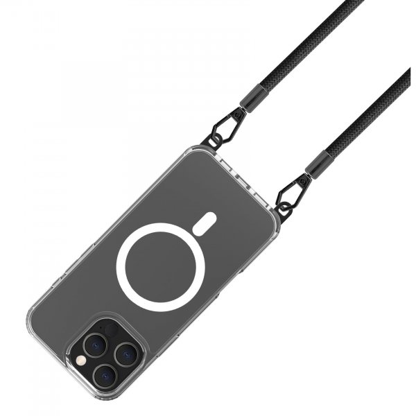 Celly iPhone 16 Pro Max Skal Freedom Necklace MagSafe Transparent