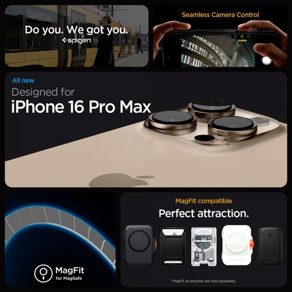 Spigen iPhone 16 Pro Max Skal Liquid Air T MagFit Matte Black