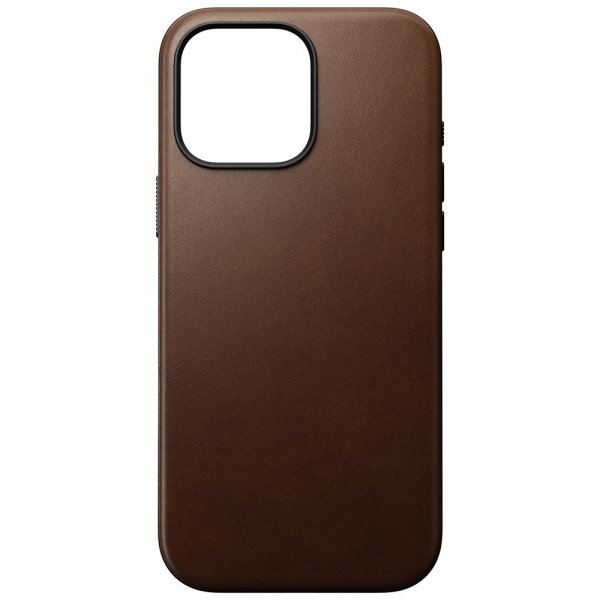 Nomad iPhone 16 Pro Max Skal Modern Leather Case Brun