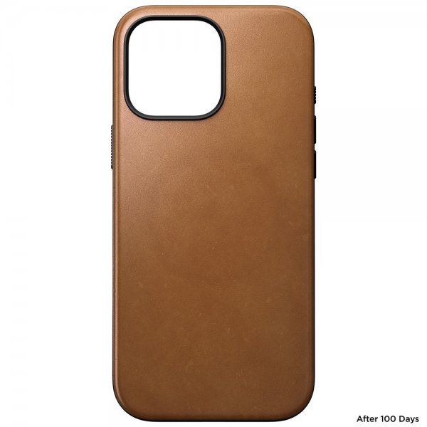 Nomad iPhone 16 Pro Max Skal Modern Leather Case English Tan