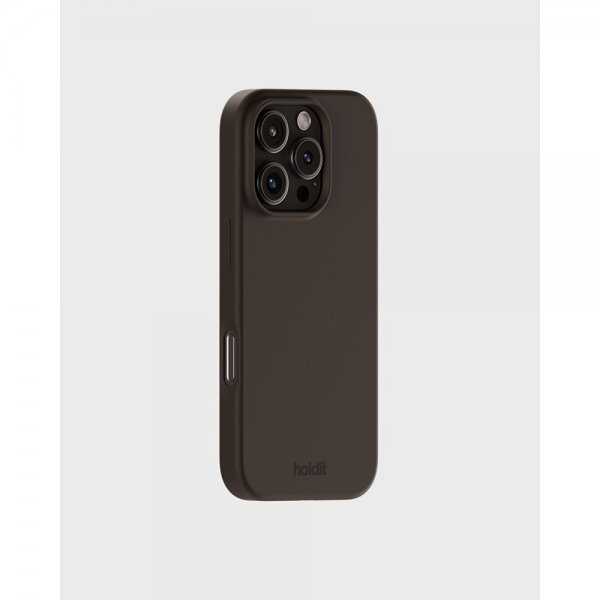 holdit iPhone 16 Pro Max Skal Silikon Chocolate
