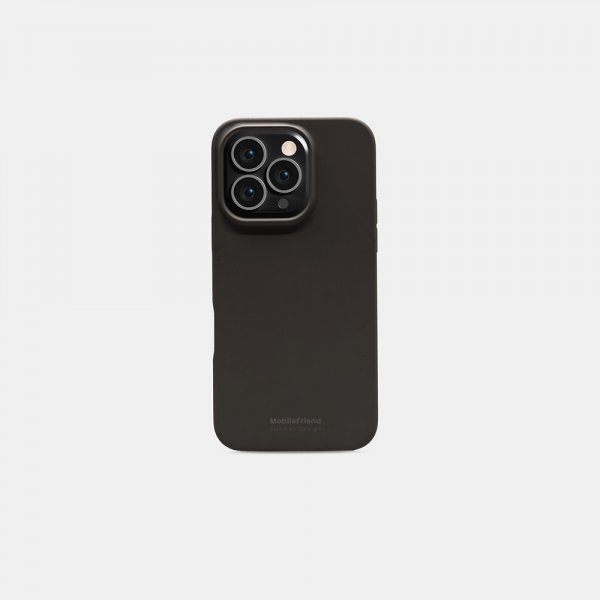 MobileFriend iPhone 16 Pro Max Skal Silikon Svart