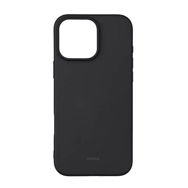 Onsala iPhone 16 Pro Max Skal Silikonkänsla Svart