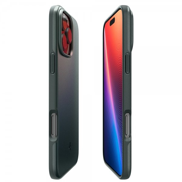 Spigen iPhone 16 Pro Max Skal Thin Fit MagFit Abyss Green