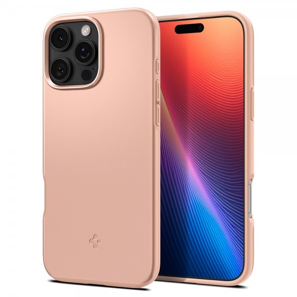 Spigen iPhone 16 Pro Max Skal Thin Fit MagFit Rose Titanium
