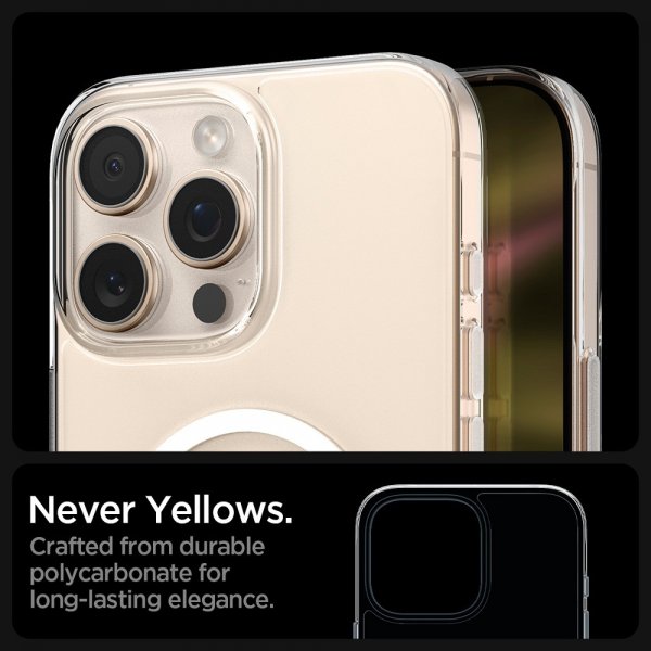 Spigen iPhone 16 Pro Max Skal Thin Fit T MagFit Clear White