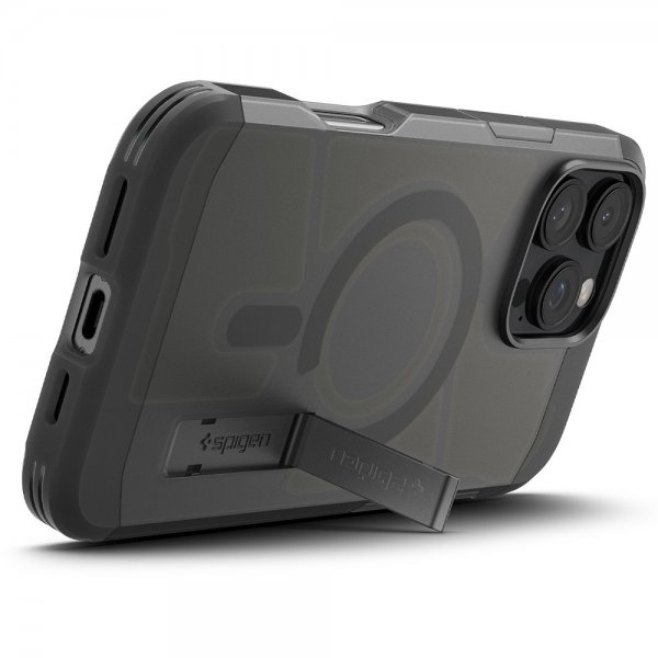 Spigen iPhone 16 Pro Max Skal Tough Armor MagFit Frost Black