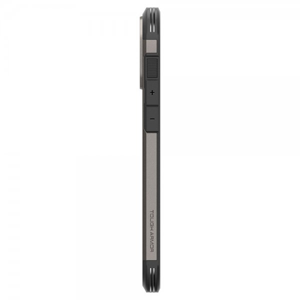 Spigen iPhone 16 Pro Max Skal Tough Armor MagFit Gunmetal