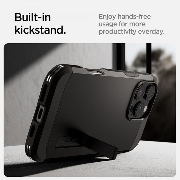 Spigen iPhone 16 Pro Max Skal Tough Armor MagFit Svart