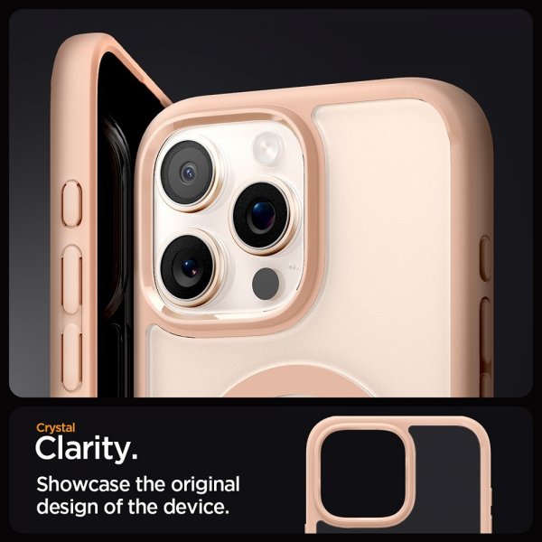 Spigen iPhone 16 Pro Max Skal Ultra Hybrid MagFit Rose Titanium