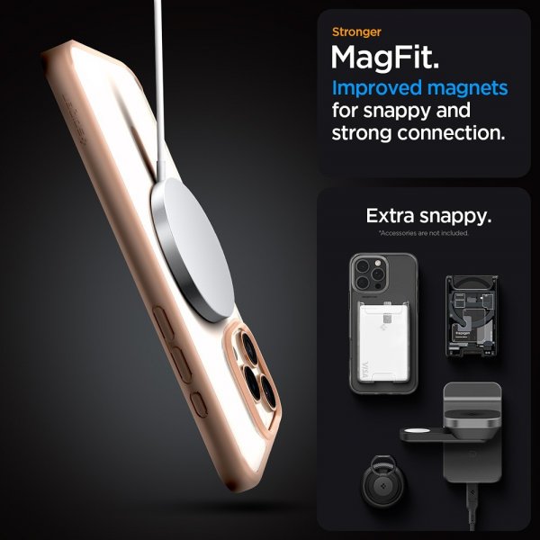 Spigen iPhone 16 Pro Max Skal Ultra Hybrid MagFit Rose Titanium