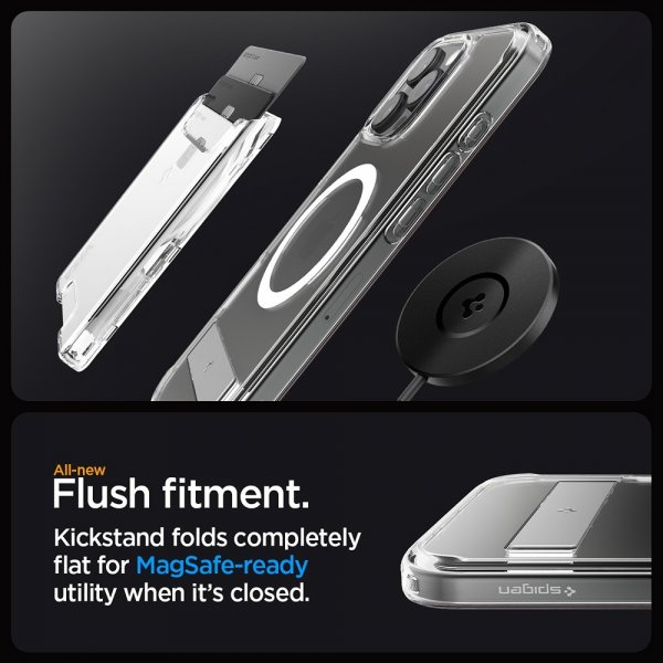 Spigen iPhone 16 Pro Max Skal Ultra Hybrid S MagFit Crystal Clear